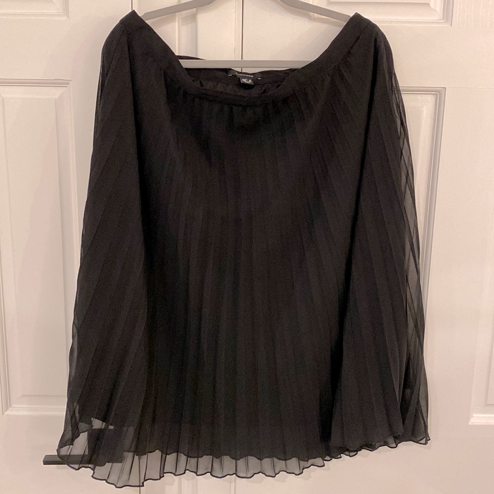 Pleated Midi Skirt
